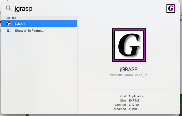 jgrasp download for mac